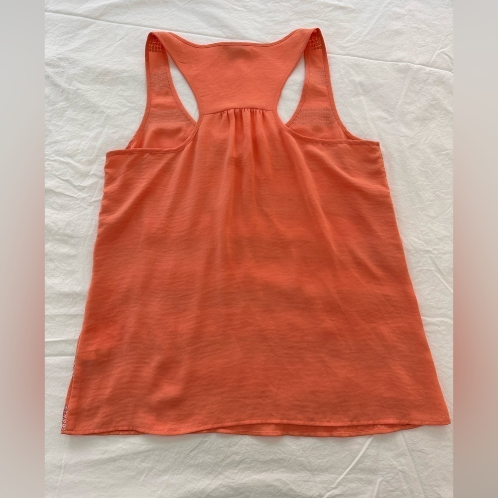 Banana Republic Sleeveless Sequined Tank Apricot Color Size Medium Y2K 90’s Club - Picture 2 of 10